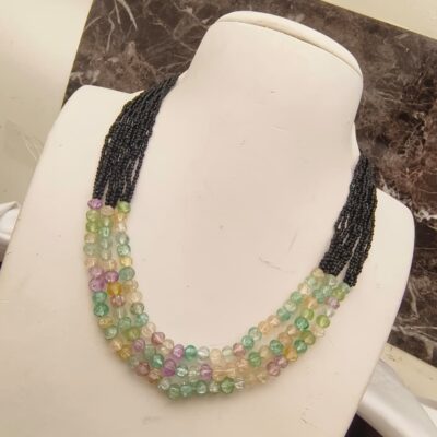 Designer black beads