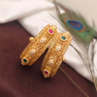 Royal gold look  Bangles