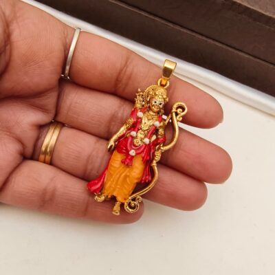 Lamineted Lord Ram Pendent