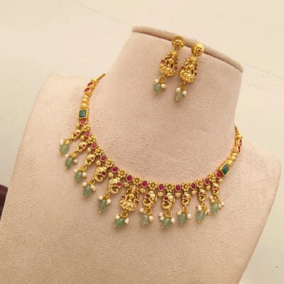 Lakshmi Temple Jewellery Set