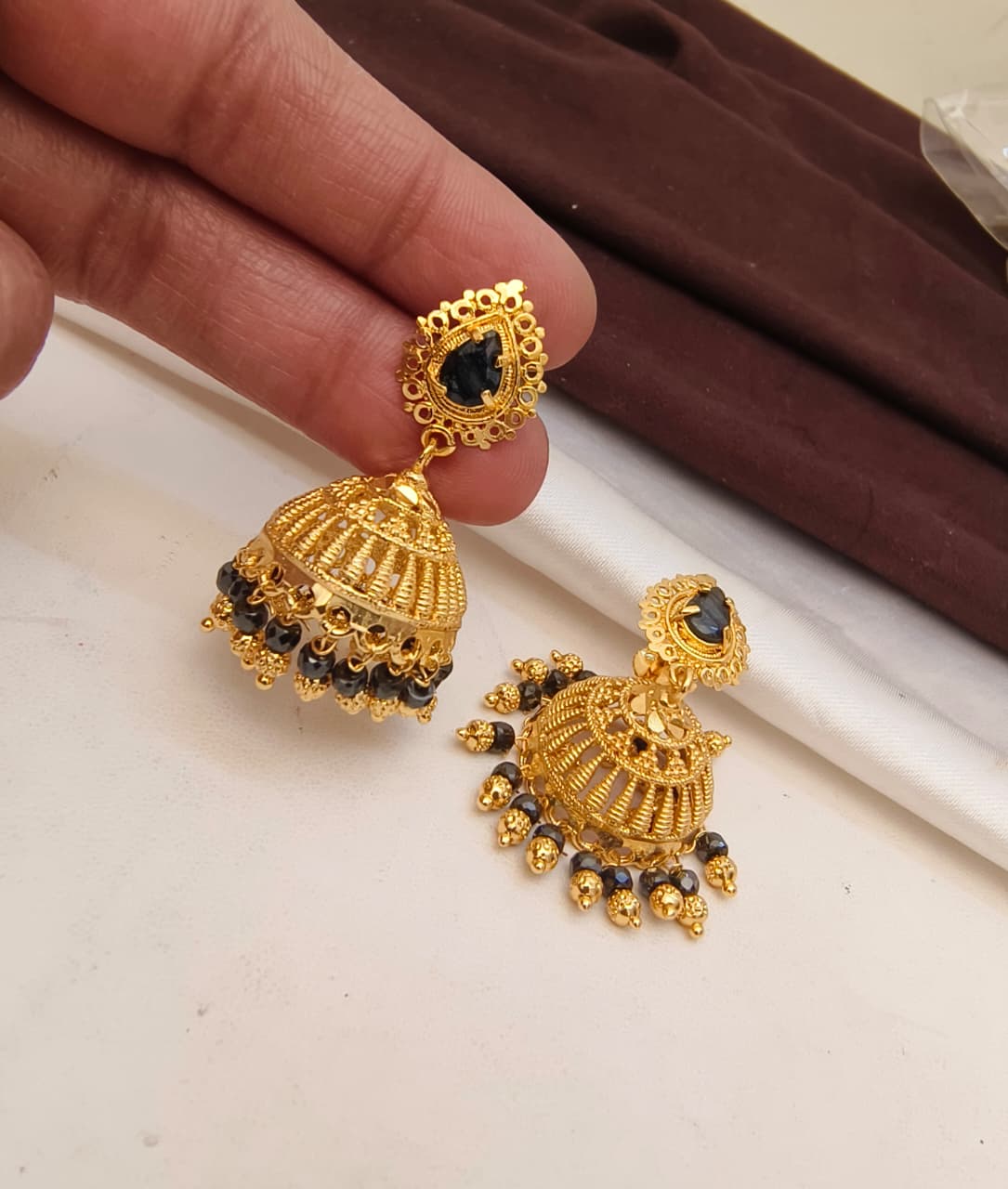 Traditional Gold-Plated Jhukha