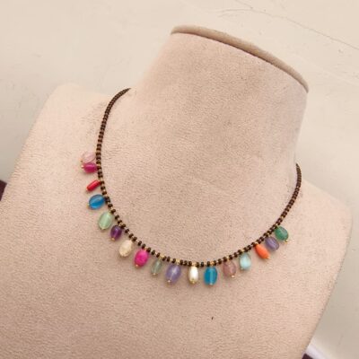 Multi Black Beads