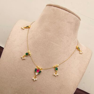 Simple Jada Kundan Invisible N.set