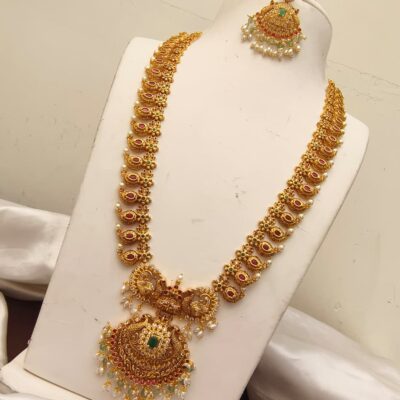 Traditional Antique Gold Mango Haram