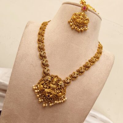 Nakshi Finishing Short Necklce