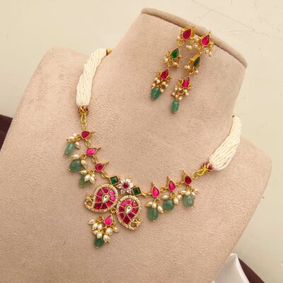 Mango Design Jada Kundan Peral Set